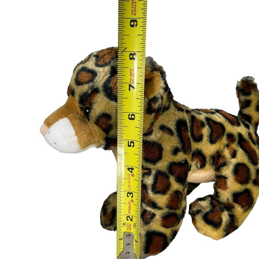 BURTON + BURTON Leopard Cheetah Cub Plush Stuffed Animal Toy Spotted Kitty Cat - Picture 9 of 9